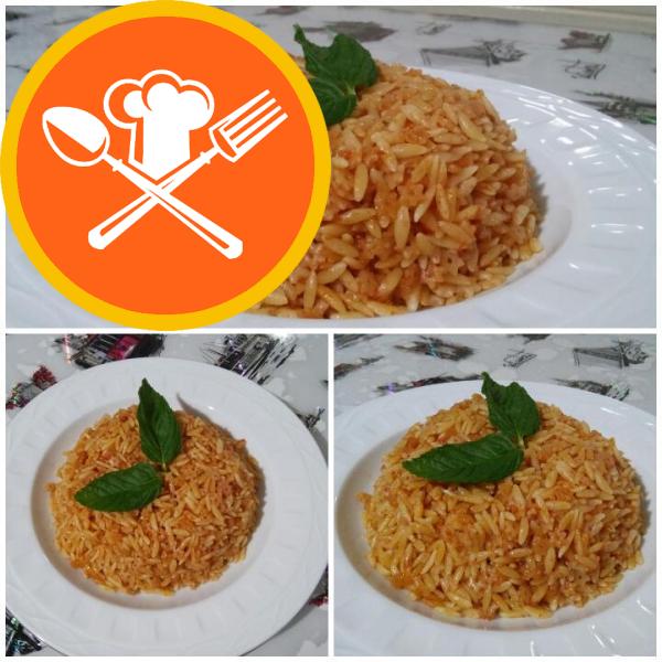 Ρύζι Noodle ολικής αλέσεως με μπόλικη ντομάτα